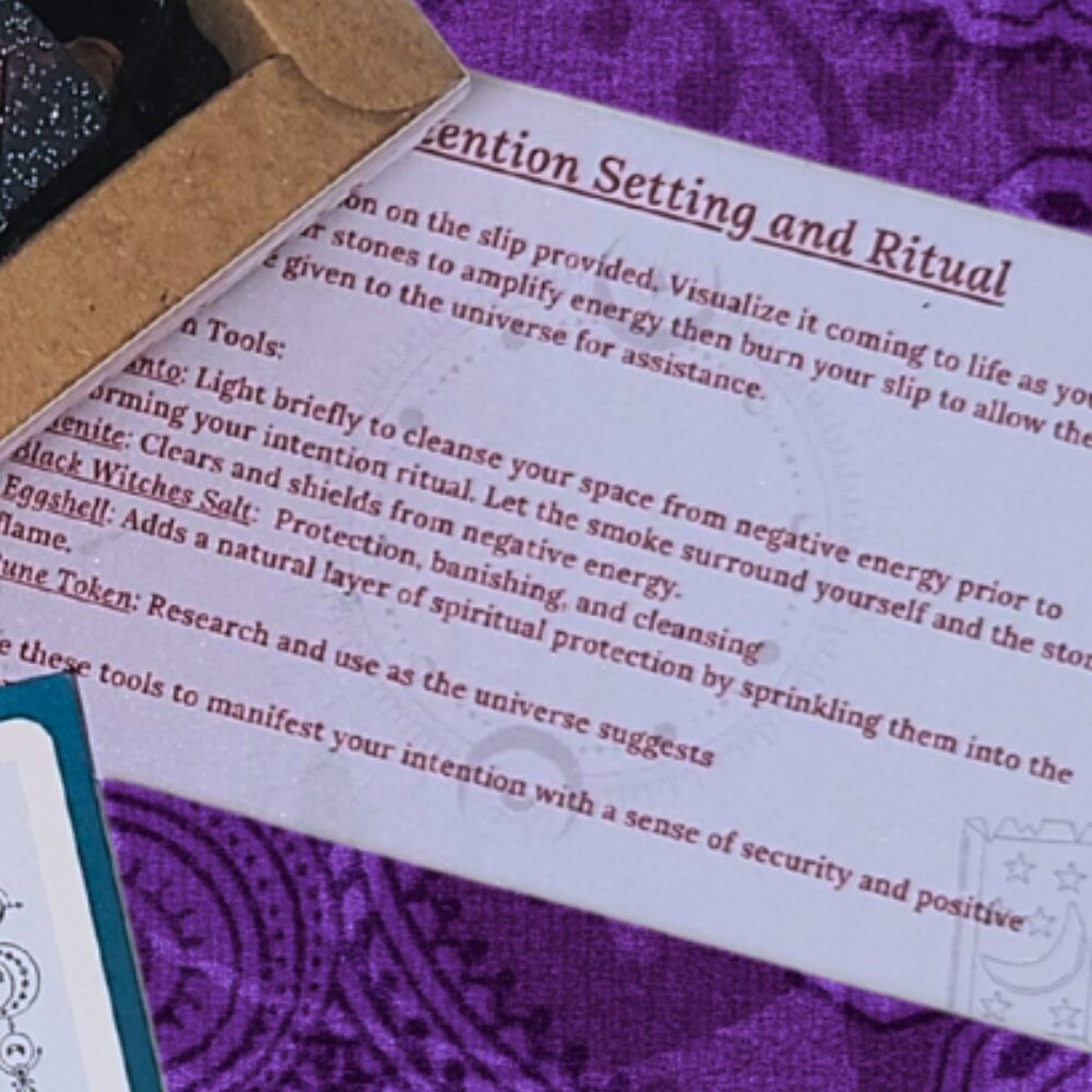 Mystical Intention Ritual Kit – Crystals, Stones, Herbs & More - Picture 4 of 10
